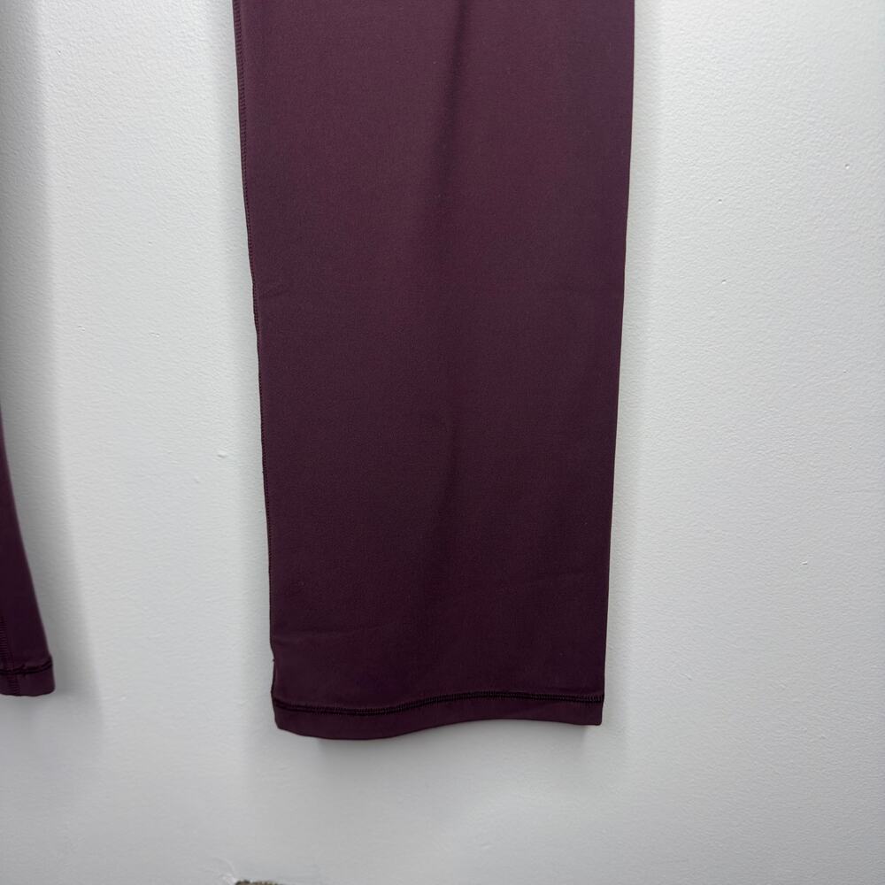 Athleta Elation Straight Leg Pant Plum Purple Yoga Pants Size Large NWT - Picture 8 of 16